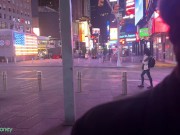 EXTREMELY RISKY BLOWJOB BEHIND POLICE STATION IN NYC 6/16