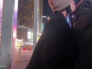 EXTREMELY RISKY BLOWJOB BEHIND POLICE STATION IN NYC 7/16