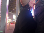 EXTREMELY RISKY BLOWJOB BEHIND POLICE STATION IN NYC 8/16