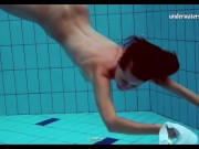 Brunette Nata becomes a sensation in the pool 10/16