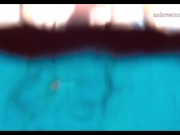 Brunette Nata becomes a sensation in the pool 16/16