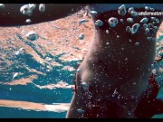 Brunette Nata becomes a sensation in the pool 8/16