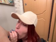 stepsister after a walk sucked my hard dick!!! i fucked her and cum in tight pussy! 4/16