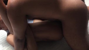 Ebony Babe Fucked Missionary With Feet In The Air