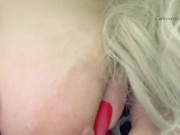 Hot blonde in the apartment next to you has a surprise! 14/16