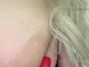 Hot blonde in the apartment next to you has a surprise! 16/16