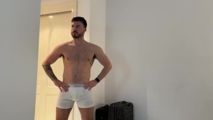 Chastity humiliation - caught jerking off by stepdad