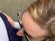 after a collision in a parking lot she makes amends by sucking my cock but the police arrive to inte 5/16