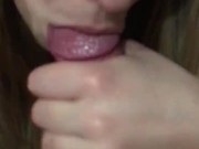 Milk on her mouth fits just perfetcly 8/16