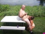 George Gets His Dick Sucked Outdoors 6/16