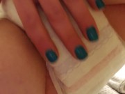 Power Pissing into a Diaper 7/16