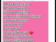 Anuskatzz got 2 times nominated at the altporn awards please vote several times daily - altpornNet 6/16
