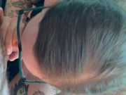 BBW stepmom MILF blows daddy Pov 6/16