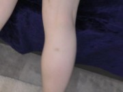 Gym with shy redhead teen ! Cum on little hairy pussy 11/16