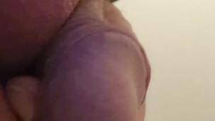 Quick piss from small penis