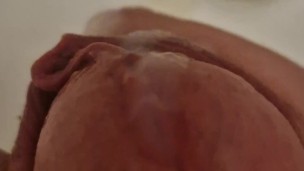 Cumming in the sink