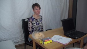 Complete sexual medical examination of a young sexy woman - part 1