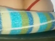 هذا لذيذ ، اترك كل السائل المنوي في مهبلي الصغير / انظر كم هو لذيذ أن تضاجعني💦🥵 8/16