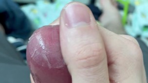 Jerking off with a Jiftip condom!