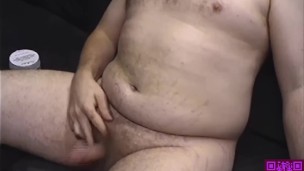 Masturbating video with an old 480i camera