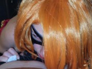 Lil Redhood sucks a cock till it explodes 9/16