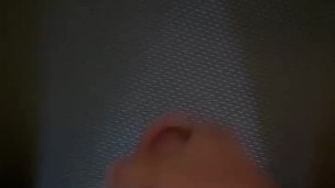 Jerking off alone end up with huge cumshot