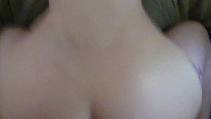 Amateur Teen TAPS Out But Loves The Thick Creampie In Tight Pussy!