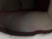 Monster cock doesn't fit in my tight pussy! 12/16