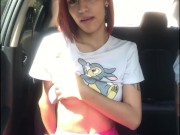 My best friend takes control of the lush, look at my reaction. 2/16