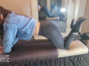 HOTTIE IN THE HOTEL GETS SKULL FUCKED FULL OF THICK MAN MILK BEFORE OUR FRIENDS GET BACK TO THE ROOM 1/16