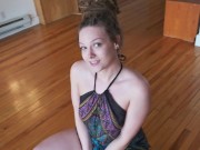 I Let My Step Brother Fuck me After I Accidently Showed him my Pussy 2/16