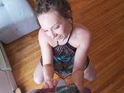 I Let My Step Brother Fuck me After I Accidently Showed him my Pussy 3/16