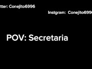Audio POV: Secretaria y jefe Termina en una noche Caliente | Gemidos de hombre ASMR para chicas