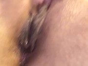 Spanking my pussy and rubbing my clit till I have countless squirting orgasms!!