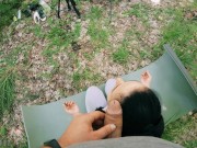 Backstage with Black Lynn - POV Free Use Outdoor Massive Facial (Freeuse Video) 2/16