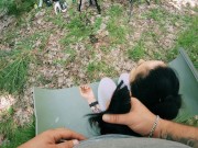 Backstage with Black Lynn - POV Free Use Outdoor Massive Facial (Freeuse Video) 3/16