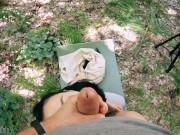 Backstage with Black Lynn - POV Free Use Outdoor Massive Facial (Freeuse Video) 7/16