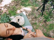 Backstage with Black Lynn - POV Free Use Outdoor Massive Facial (Freeuse Video) 8/16