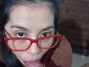 Before going to work I like to leave my boyfriend without milk on his balls: BLOWJOB 10/16