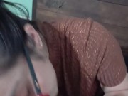 Before going to work I like to leave my boyfriend without milk on his balls: BLOWJOB 2/16