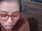 Before going to work I like to leave my boyfriend without milk on his balls: BLOWJOB 7/16