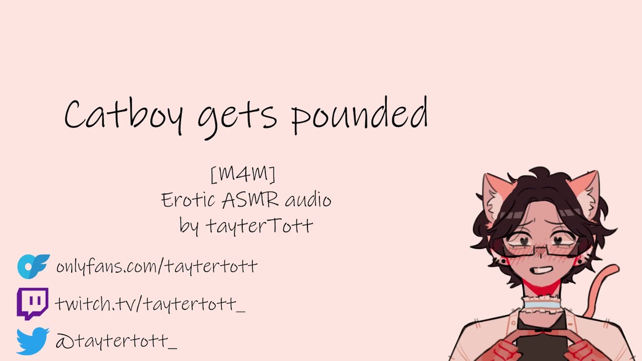 Catboy gets POUNDED || [m4m] [yaoi hentai] Erotic ASMR audio FULL VERSION