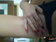 I play a bit with my pussy and do some squirts 13/16