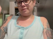 BBW stepmom milf 420 JOI cum with me