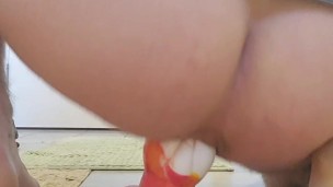 Riding my 12" bad dragon