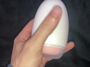 Batendo Punheta com Masturbador Masculino Anal Egg Ass 1/16