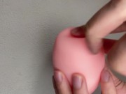 Batendo Punheta com Masturbador Masculino Anal Egg Ass 2/16