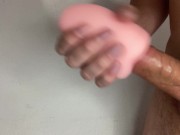 Batendo Punheta com Masturbador Masculino Anal Egg Ass 5/16