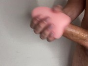 Batendo Punheta com Masturbador Masculino Anal Egg Ass 8/16