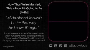 [M4M] Your Newlywed Husband Tells You Just How He Wants You [Audio] [ASMR]